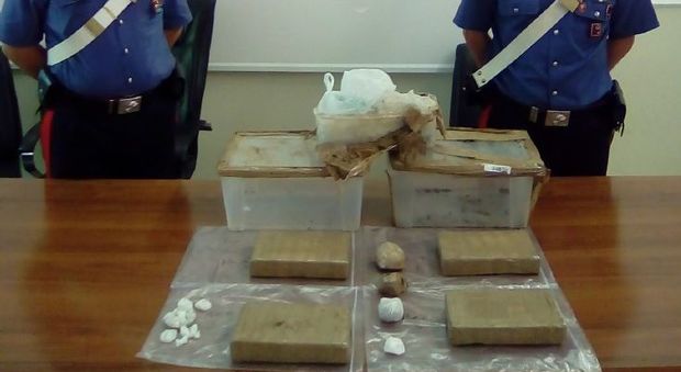 Quattro chili e mezzo di cocaina nascosti sotto terra, il sequestro dei carabinieri a Monte Radicino