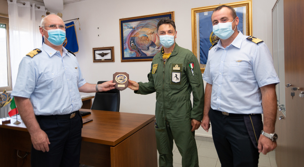 Il comandante della Squadra Aerea in visita al 9° Stormo di Grazzanise