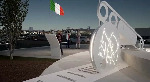 Ecco il grande “monumento” per celebrare a Lecce i 200 anni della Cavalleria. Anteprima video