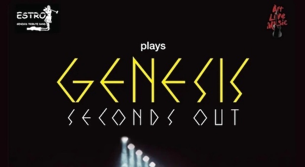 Locandina show della Estro Genesis Tribute Band