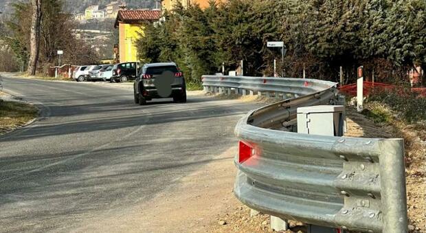 Installati nuovi tratti di barriere guardrail sulla Terminillese e a Colle San Mauro