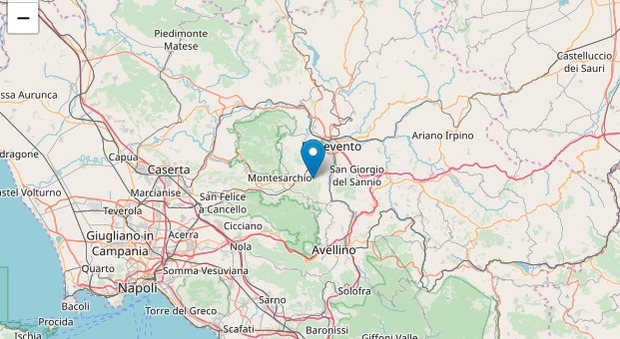 Terremoto a Benevento, scossa di magnitudo 3.2. È la quarta in poche ore
