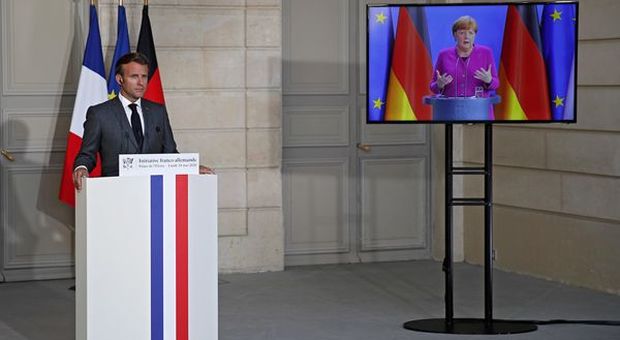 Merkel e Macron svelano piano da 500 mld per l'Europa