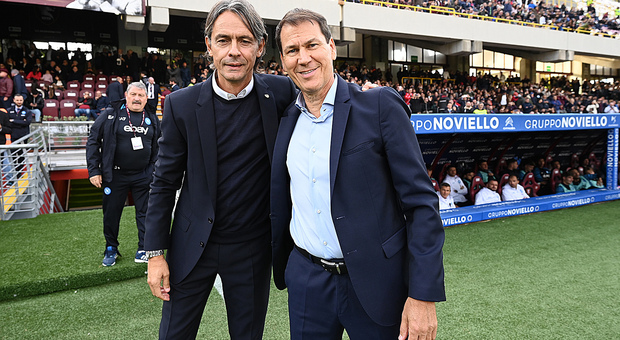 Rudi Garcia con Pippo Inzaghi