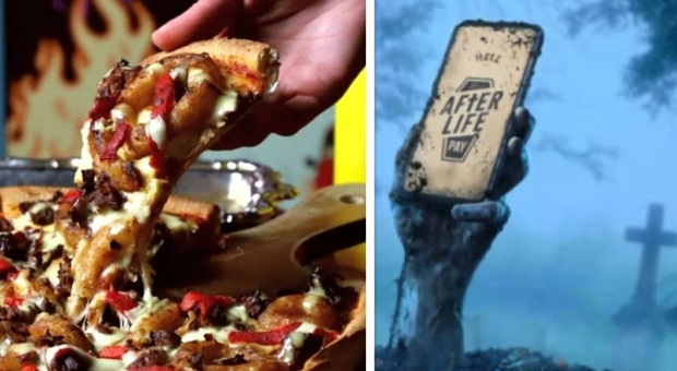 Mangi la pizza ora e paghi solo dopo la morte: l'idea (macabra) della catena di delivery