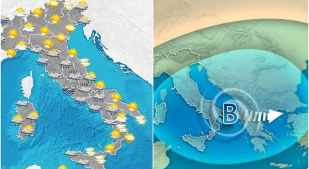 Maltempo, bombe d'acqua su Roma, finesettimana sotto pioggia, neve e grandine nel Centro Sud. Allerta gialla in 7 Regioni, le previsioni