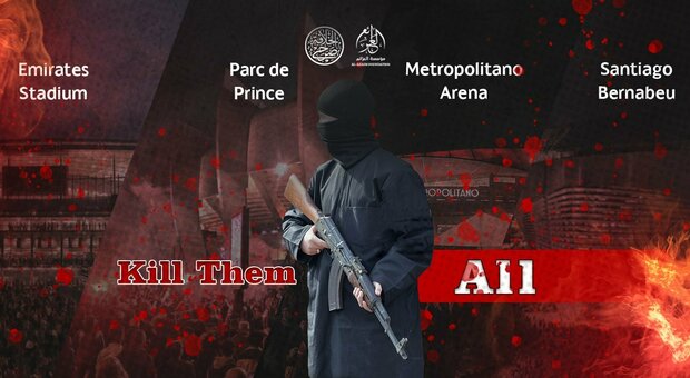 L'Isis minaccia i quarti di finale di Champions league: «Colpiremo gli stadi di Madrid, Londra e Parigi»