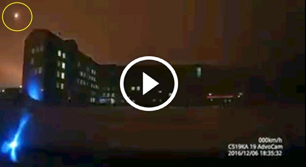 Il video dell'esplosione del meteorite