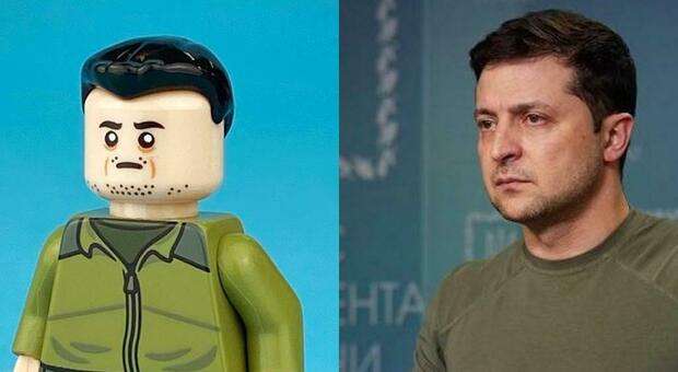 Ucraina, Zelensky diventa un Lego: raccolti 16mila dollari in favore dei profughi