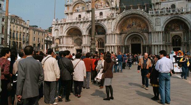 Turisti a Venezia