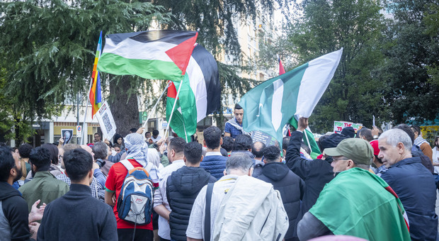 Una manifestazione per la Palestina