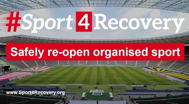 #Sport4Recovery, un’iniziativa internazionale per la riapertura in sicurezza dello sport organizzato