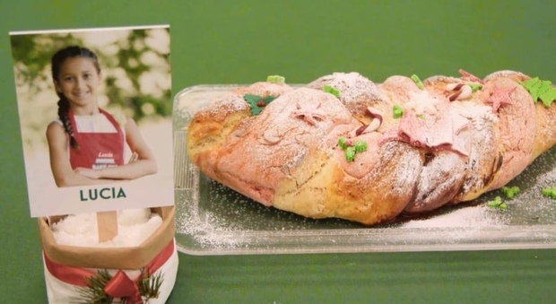 Junior Bake Off Italia, la piccola Lucia da Saviano regina dei dolci con la sua «treccia di Natale»