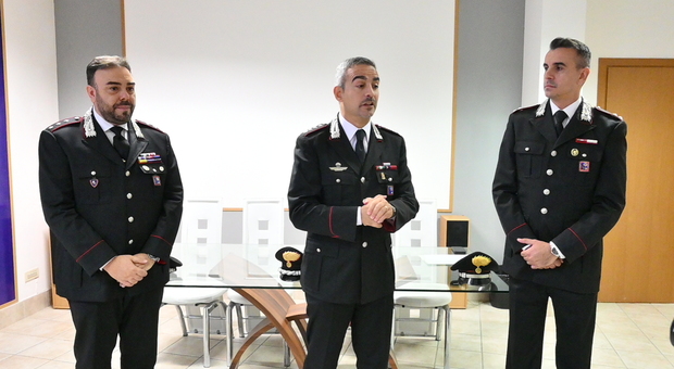 La presentazione dei carabinieri (foto Meloccaro)