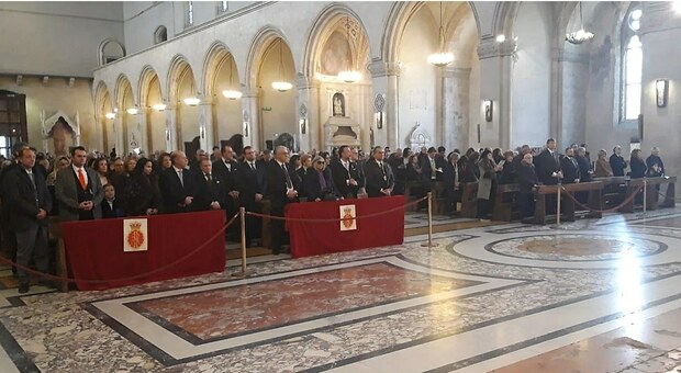 La tradizionale cerimonia a Santa Chiara