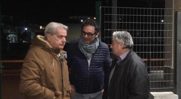 Il sindaco Giovanni Arena con Gian Carlo Mazza e Massimo Erbetti