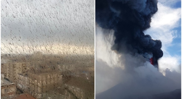 L'Etna erutta, piove cenere nera: voli sospesi all'aeroporto di Catania