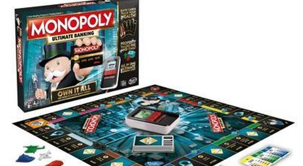 Monopoly, addio alle banconote: arriva la carta di credito