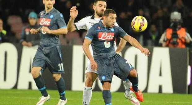 Napoli, stiramento per Gargano: salta l'Inter e la Dinamo Mosca
