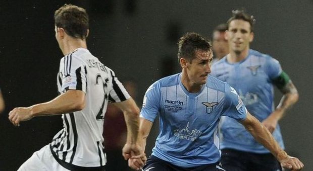 Juve-Lazio, Klose: «Non abbiamo giocato tanto male, ma il campo era impossibile»