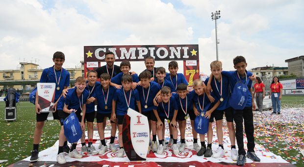 L'Atalanta vincitrice dell'edizione 2023 del Torneo giovanile D'Alterio Group
