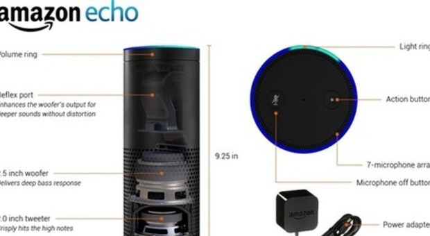 Arriva Echo, l'assitente vocale di Amazon che risponde alle domande ed esegue ordini