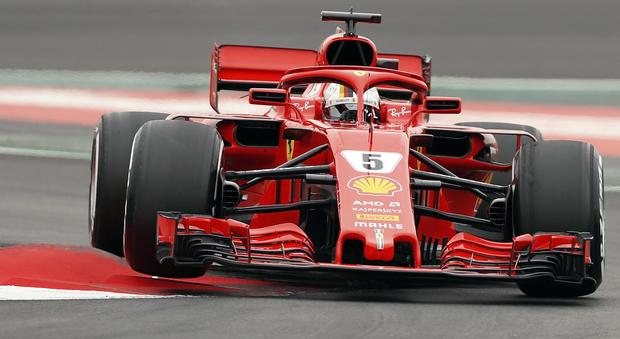 Formula 1, Vettel il più veloce nella seconda giornata di test