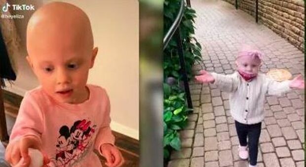 Eliza, la TikToker di 2 anni che lotta contro un tumore è in fin di vita: «Sospendiamo le cure»