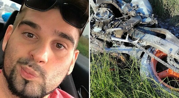 Schianto contro un'auto, poi la moto prende fuoco: muore un 29enne di Nardò