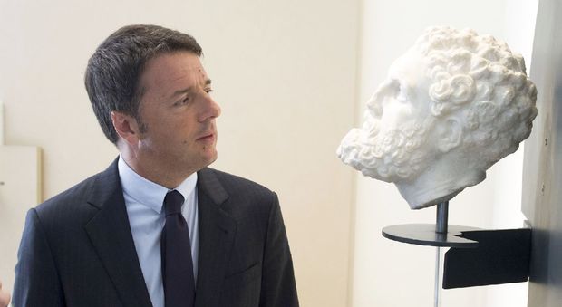 Il premier Renzi al MarTa