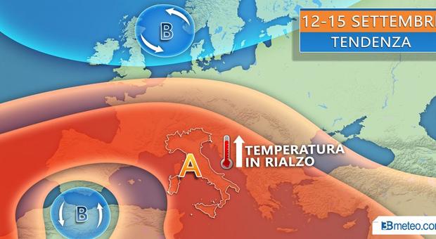 Meteo, Sull'Italia estate e caldo da giovedì e tutto il weekend. Termometro a 30°C ed oltre