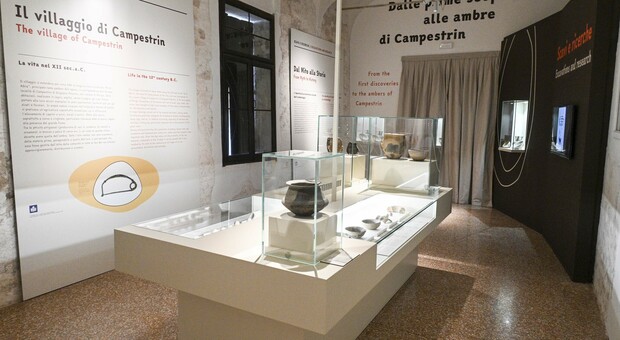 Una delle sale del Museo Grandi Fiumi a Rovigo
