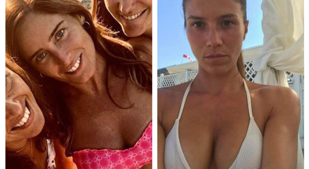 Foto Boschi, Adinolfi risponde con un selfie della moglie su Facebook: è sfida tra bikini