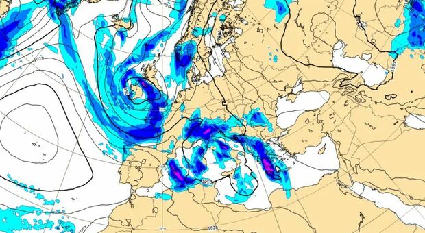 Maltempo in Italia, in arrivo la tempesta Dorotea dalla Spagna. L'esperto: «Dalla prossima settimana temperature in calo»