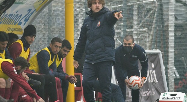 Stefano Campolo durante il match col Vastogirardi (foto Meloccaro)