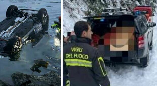 Manuela, morta con l'auto nel lago: il carro funebre bloccato nella neve, salta il funerale. La rabbia dei parenti