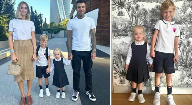 Primo giorno di scuola per i figli di Fedez e Chiara Ferragni, la foto  diventa virale. Ecco perché - RTL 102.5