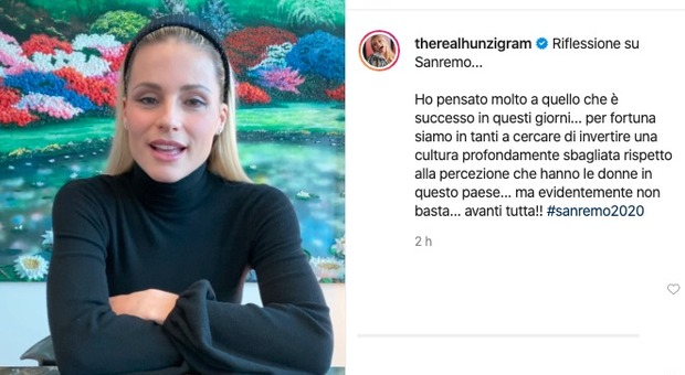 Sanremo 2020, Michelle Hunziker delusa: «Mi aspettavo più sensibilità verso le donne»