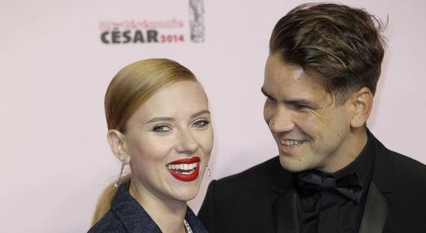 Scarlett Johansson e Romain Dauriac