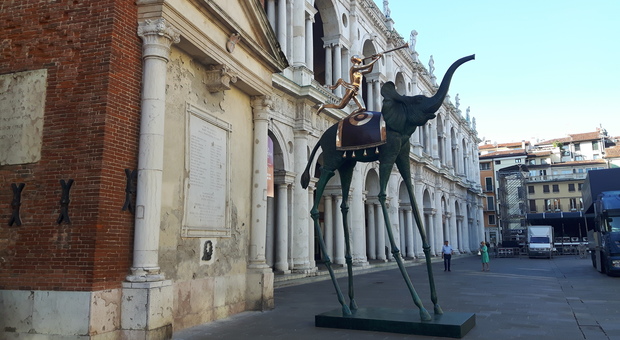 Le statue di Dalì si potranno ammirare fino a fine gennaio 2020 a Vicenza
