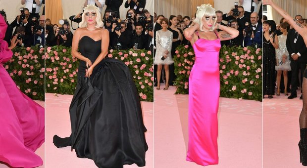 immagine Met Gala 2019, lo spogliarello di Lady Gaga