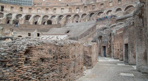 Roma, sotto il Colosseo i tunnel segreti degli imperatori