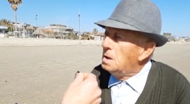 Il vecchio minatore di 92 anni che fa 60 chilometri al giorno per vedere il mare