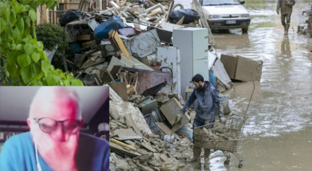 Alluvione Emilia-Romagna, Gene Gnocchi in lacrime: «Mia moglie ha avuto la freddezza di recuperare le bambine e portarle via»