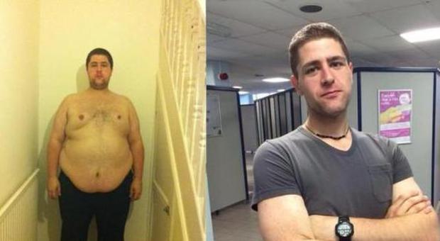 Promette di dimagrire all'amica in punto di morte: Mark perde 70 chili in 13 mesi