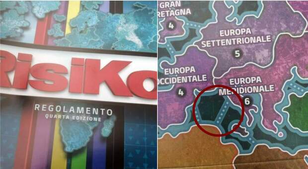 Risiko, nella mappa manca la Sardegna. Scoppia la protesta sull'isola: «Correggete l'errore»