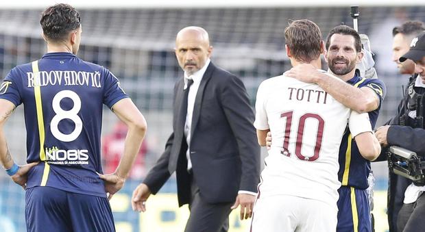 Roma-Genoa, i grandi addii: sarà l'ultima partita per Totti e Spalletti