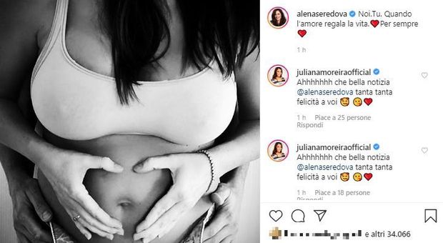 Alena Seredova incinta, l'ex modella aspetta il terzo figlio dal compagno Alessandro Nasi