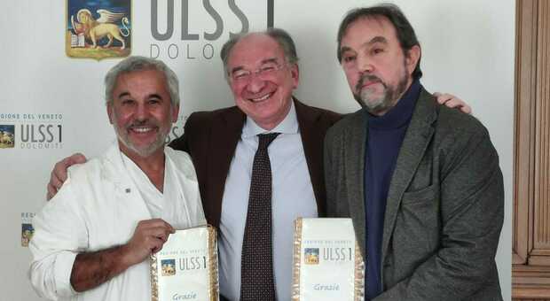 Stefano Calabro pneumologo, Giuseppe Dal Ben e Duilio Della Libera anatomopatologo
