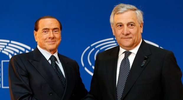 Berlusconi e Tajani (ansa)